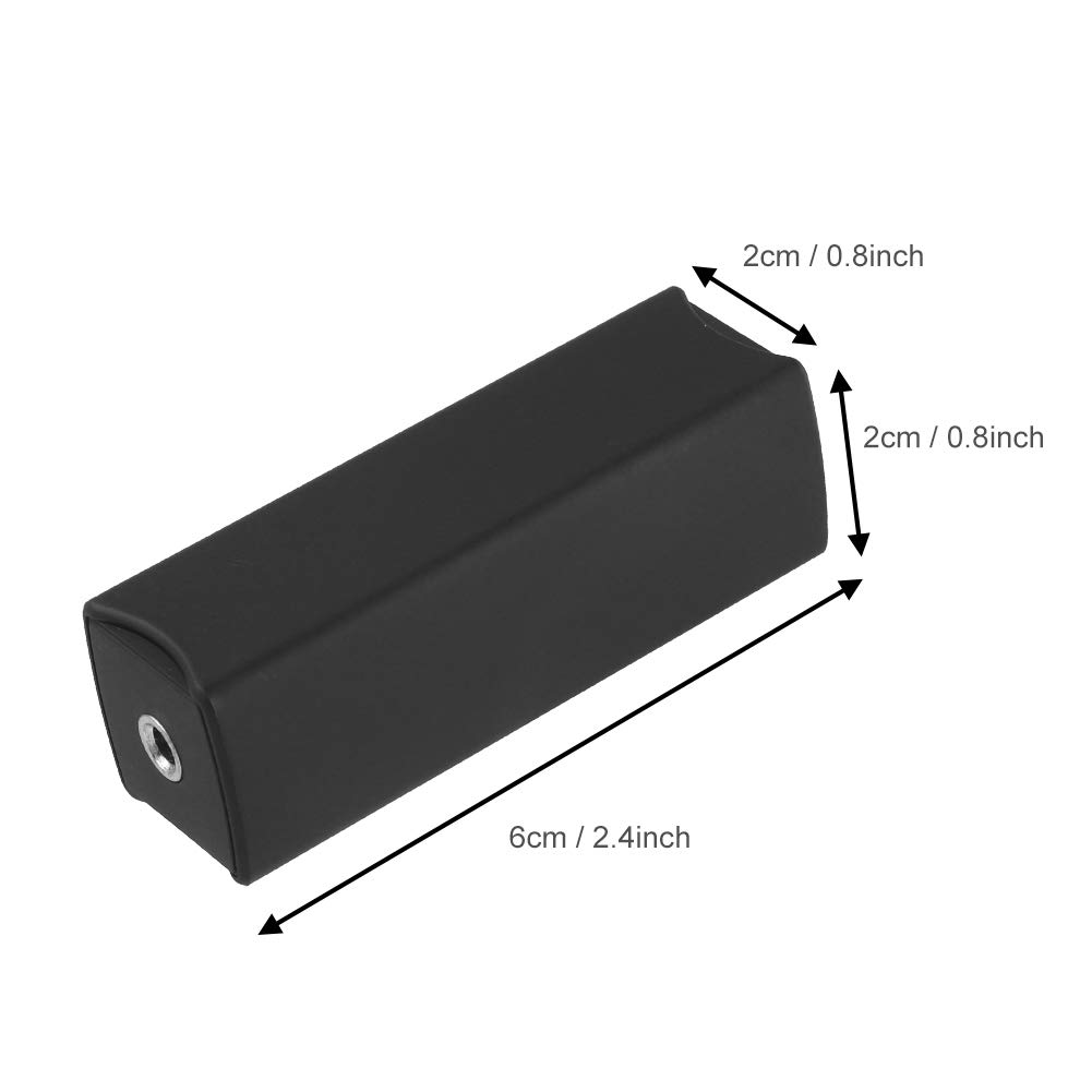 Geräuschisolator, 3,5 mm Erdungsschleifen Geräuschisolator für Heim- und Auto Stereoanlagen (schwarz)