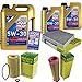Produktbild QR-PARTS 69345084 Filter Set Inspektionspaket 7 Liter Motoröl Longlife III 5W-30 MANN-FILTER Innenraumfilter Luftfilter Ölfilter