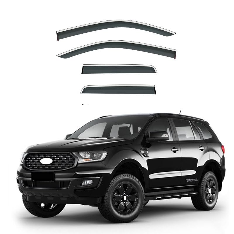 Déflecteurs de vent de voiture pour voyager au frais en Ford Endeavour U375-UA de 2016 à 2021