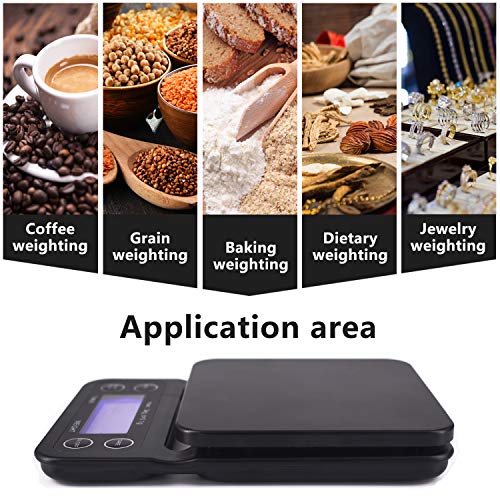 Digital Coffee Scale With Timer For Pour Over And Drip Coffee #TOP4