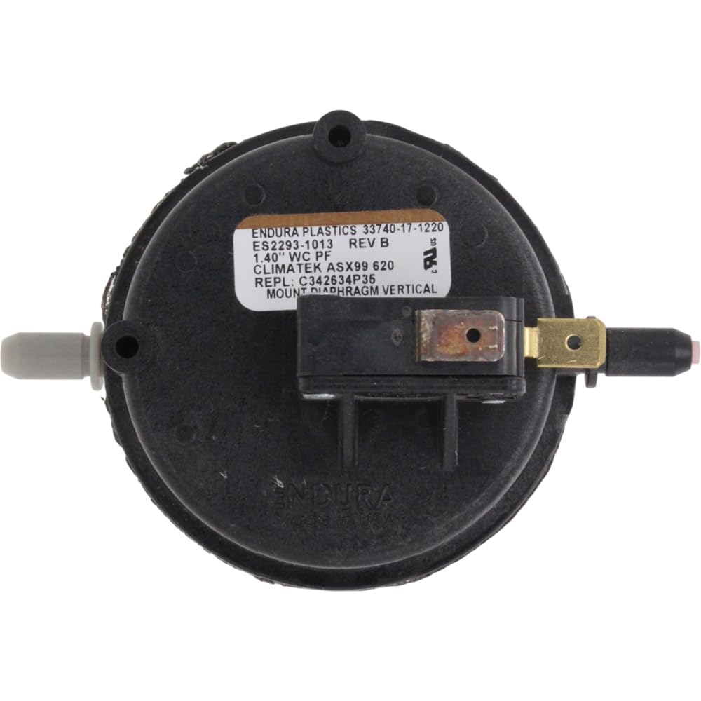 Furnace Vent Air Pressure Switch - Replaces Trane American Standard Part # SWT3221