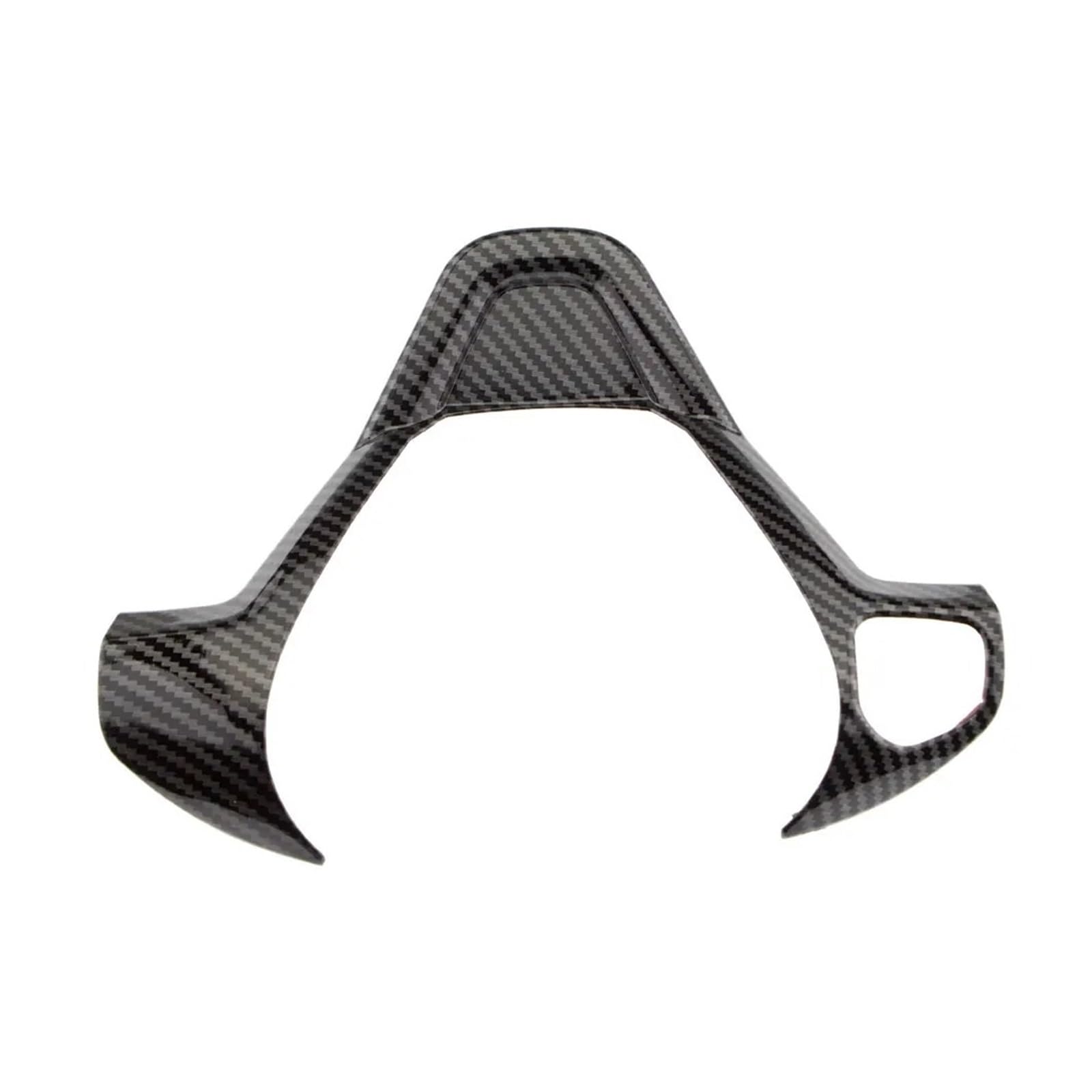 Hljnlvbn Carbon-Fiber Car Interior Sticker For Fiesta Mk7 2009-2017 For Ecosport 2012-2017 Car Steering Wheel Covers Decoration Sticker Styling Accessories(Carbon-Fiber)