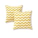 Greendale Home Fashions 17 in. Outdoor Accent Pillow (set of 2), Zigzag
