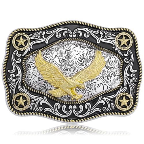 Image of Cowboy Belt Buckle for Men Longhorn Bull Belt Buckles Men Vintage Texas Buckle for Women Cowboy Cowgirl Belt Buckle