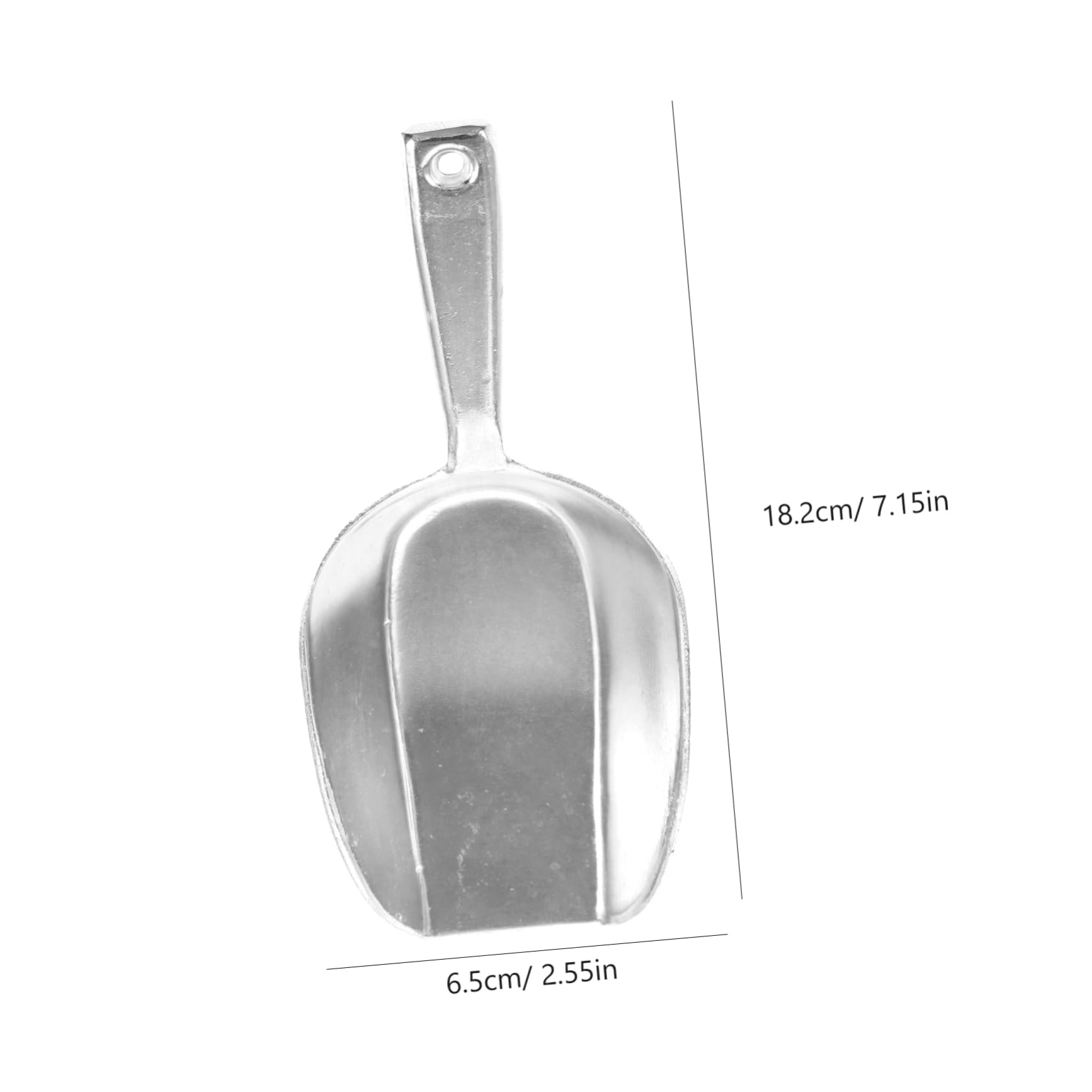 Kitchen Shovel Scoop Flour Measuring Scoop Metal Utility Scoop Flour Shovel Aluminum Flour Scoop Protein Shovel Ice Bucket Scoop Baking Flour Grain Ice Cubes Spoon Shovel