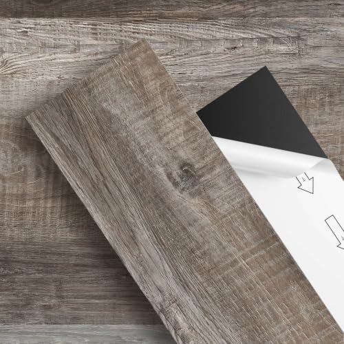 ATOPOSE Wood Texture Peel and Stick Vinyl Flooring Plank,36-...