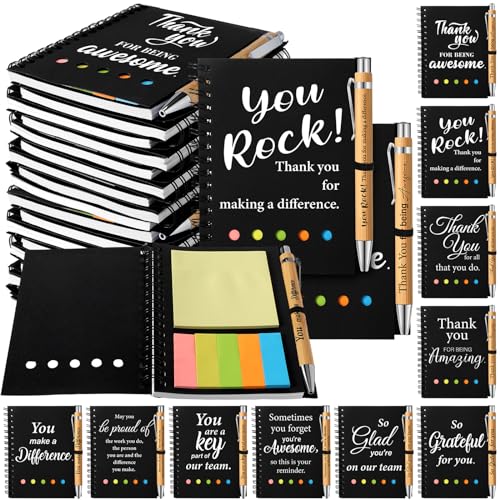 Zhanmai 30 Sets 2025 Inspirational Spiral Notebook Thank You...