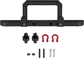 RCバンパーモデル For D90 1/10 アルミ合金フロントバンパーウインチマウントシャックル RC クローラー車のトラックモデルアップグレード部品アクセサリー