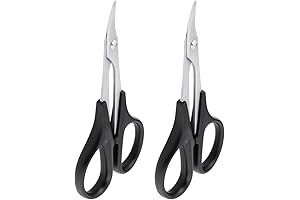 2PCS HobbyPark RC Body Curved Scissors Trimming Scissor for Lexan Plastic Bodyshell