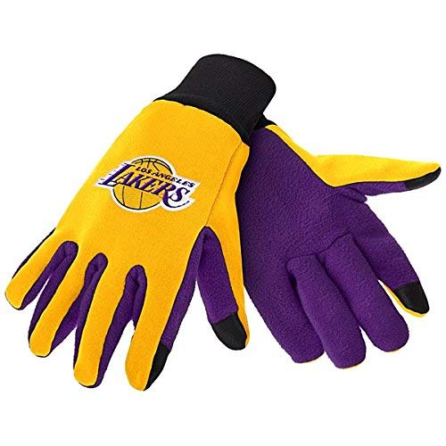 Guantes de los Lakers FOCO protectores para escribir con el móvil sin pasar frío en las manos