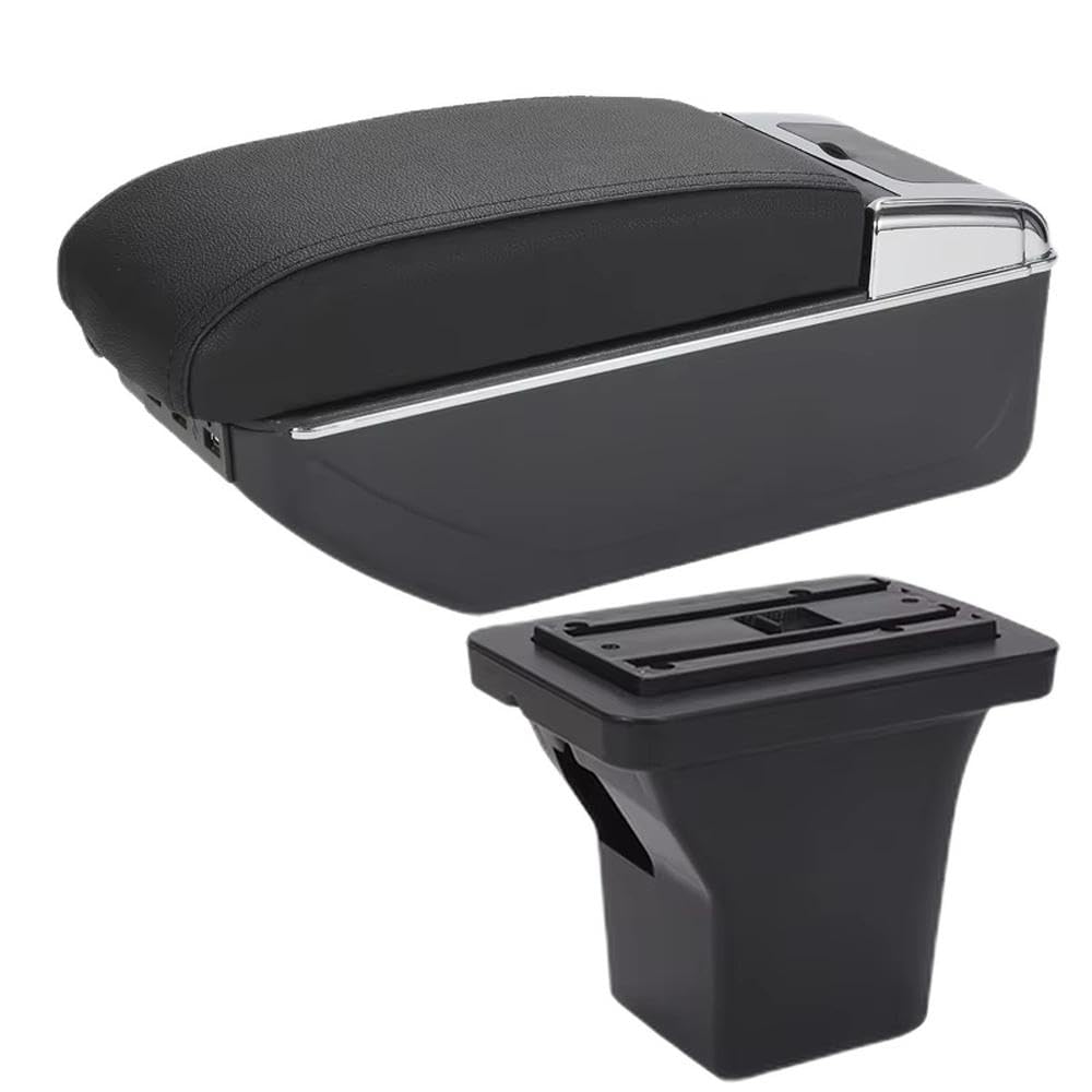 Sxqpocar B2 Black Line 7Usb For Chevrolet Aveo For Sail 2024 Car Armrest Box Auto Storage Box Replacement Parts