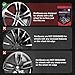 Rimsavers Gray Alloy Wheel Protectors – Fits Up to 24