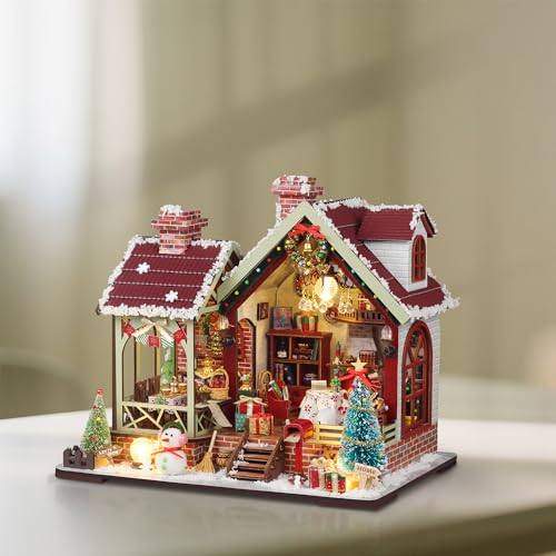 ROCOXIA Warm Christmas Lodge Book Nook Kit thumbnail 2