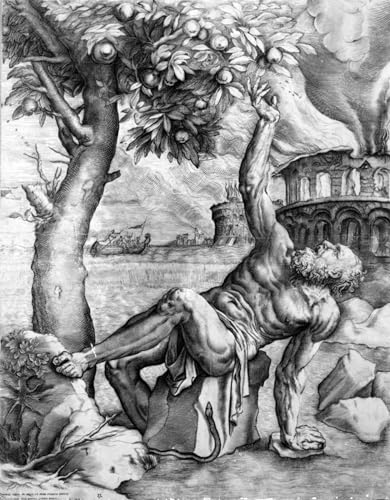 Peinture murale Tantale Tiziano Vecelli pour créer un salon élégant et design
