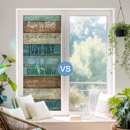 Película para ventana arcoíris decorativa 18x79 in miniatura 6