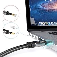 KabelDirekt – Mini-TOSLINK-Audiokabel – 4m – S/PDIF-Glasfaser – Ansicht 4