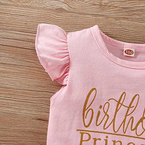 Toddler Kids Baby Girls Birthday Princess Outfits Dress Vest Tank Top Dot Mesh Tutu Skirt2