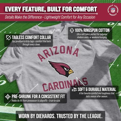Image of NFL Gameday Cotton Blend T-Shirt for Men and Women - Licensed