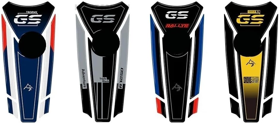 Motorcycle Gas Tank Protectors, for B&MW R1250 GS Adventure 2021-2023 Rallye Triple Black 40TH Edition Motorcycle Epoxy Resin Tank Pad Protection Stickers