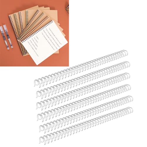 Bobinas de encuadernación de papel de 14.3 mm Acouto y carpeta A4 de doble alambre 2