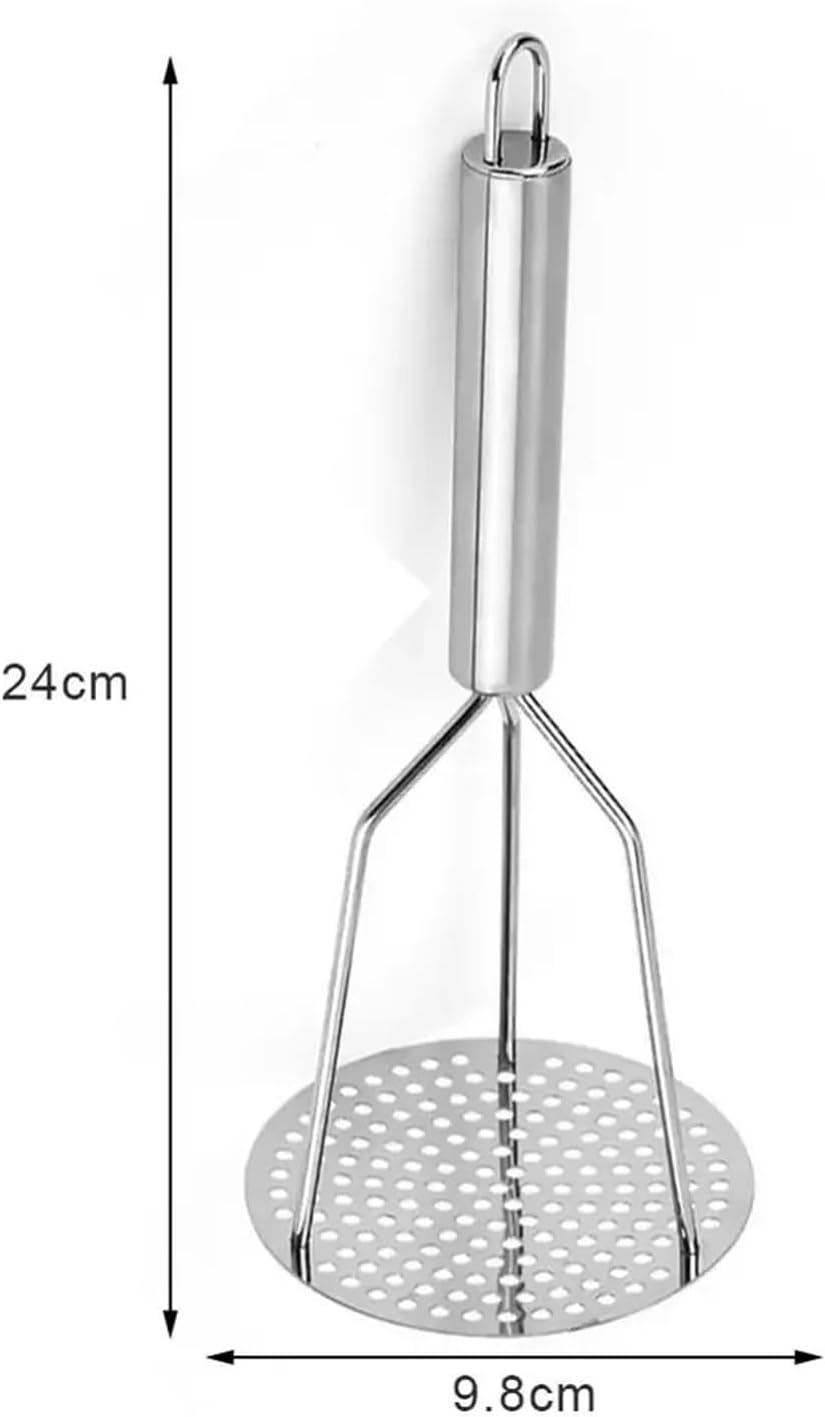 Stainless Steel Potato Masher Vegetable Fruit Press Maker Kitchen Tool Gadget Accessories 1pc