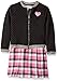 Youngland Little Girls' 2 Pc Set, Dress With Bomber Jacket
