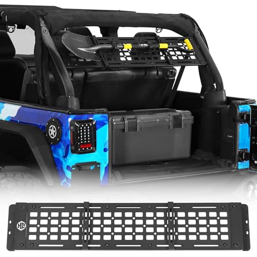 Hooke Road JK Overhead MOLLE Panel Roll Bar Storage Rack