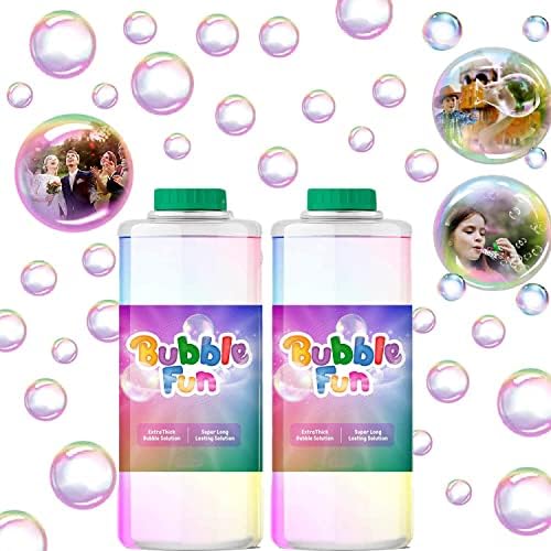 Buy 2 Pieces 1500ml (Pack of 2) Non Toxic Bubble Making Liquid Solution