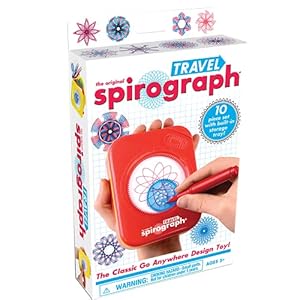 FUN, STEAM ACTIVITY – Spirograph uses a perfect combination of art and mathematics to create beautiful designs! TAKE IT ANYWHERE – Travel Spirograph is made for on-the-go designing! ENDLESS FUN – With so many ways to design using Spirograph, the poss...