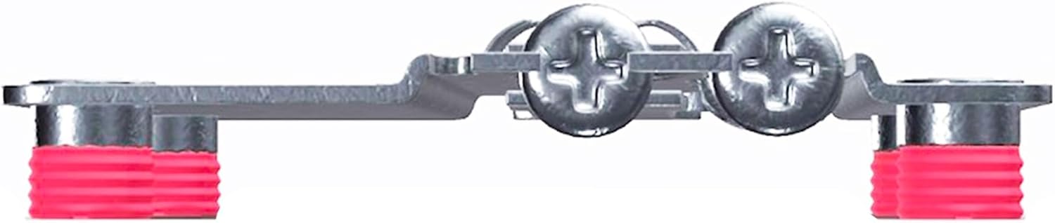 Cabinet Mounting Bracket Hanging Connector Pair – Adjustable Heavy Duty Wall Cabinet Hanger Brackets, Concealed Kitchen Cupboard Mount Hardware for Wall Cabinets, Wardrobe, Bathroom Storage