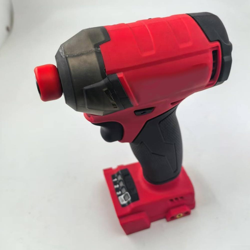 Guaina protettiva in gomma per testa avvitatore a percussione da 1/4", compatibile con la maggior parte delle marche, rosso o rosso-nero, previene l'usura e lo strappo, adatto a punte esagonali da 1/4