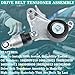 YzusGomumu Drive Belt Tensioner Assembly with Pulley Compatible with 2001-2008 Toyota RAV-4 Camry Solara Highlander, 2005-2012 Scion tC xB Replaces 166200W110 1662028010 1662028040 1662028090 SK89360