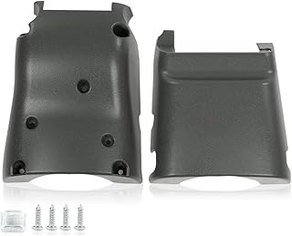 Steering Column Cover Lower & Upper Compatible with Toyota 4Runner 1990 1991 1992 1993 1994 1995 Gray Plastic TILT 45286-35330 45287-04020 45286-04020 45286-35360 45287-35210 45287-35240