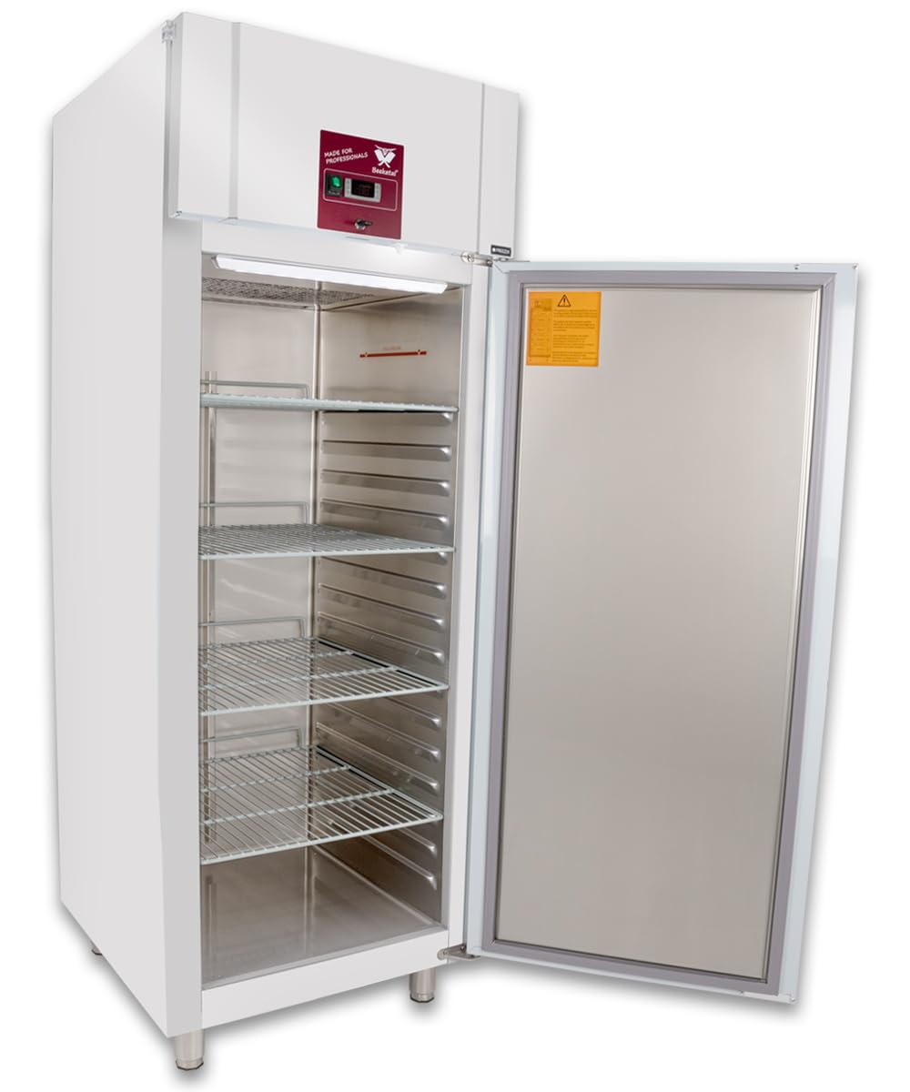 Beeketal Gastro Edelstahl Kühlschrank KS-580B – Gewerbekühlschrank 539L mit Umluftkühlung, Digitale Steuerung, Energieklasse C, Profi Gastronomie Kühlschrank 230V vollständig montiert