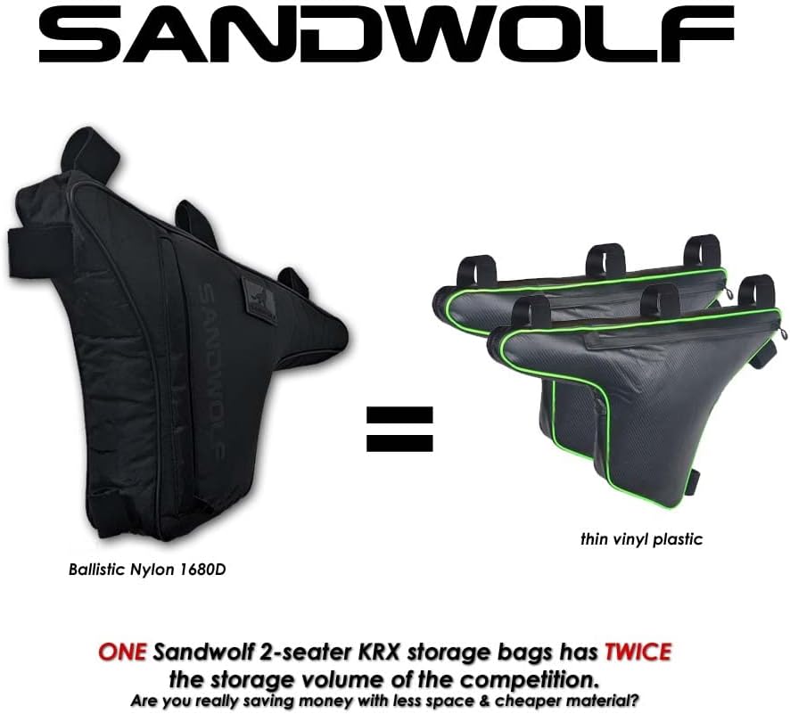 TREX bag, Kawasaki KRX 2 SEATER Storage Bag (Side truss storage) 2020, 2021, 2022, 2023