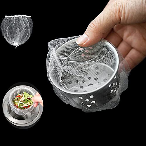 800Pcs Disposable Mesh Sink Strainer Bags，Kitchen Sink Strainer Mesh Bag，Sink Net Sink Net Strainer For Kitchen And Bathroom Washbasin Sink Drain #TOP21