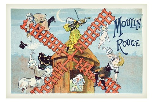 Poster Moulin Rouge 61X91,5 Cm | Retrouvez la Magie de la Bohème Parisienne