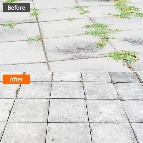 QWORK® Unkrautbürste, 200 x 25.4MM Wildkrautbürste, Drahtbürste für Rasentrimmer, Motorsense, Rasentrimmer