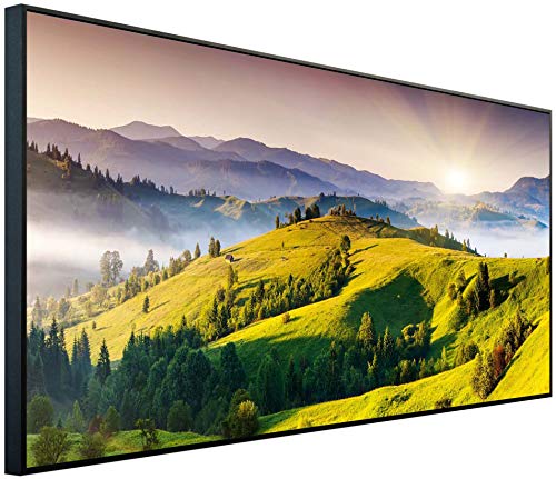 Ecowelle Infrarotheizung mit Bild | 750 Watt | 60x120 cm | Infrarot Heizung| | Made in Germany| d 24 Hügel Ecowelle Infrarotheizung mit Bild | 750 Watt | 60x120 cm | Infrarot Heizung| | Made in Germany| d 24 Hügel