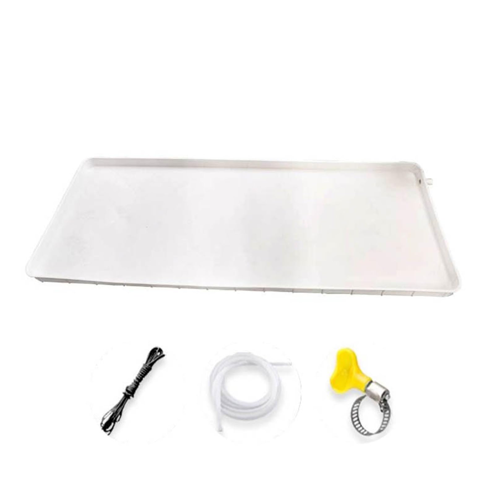 Outdoor Ac Unit Drip Tray, AC Drip Tray Condensate Collector with Drain, 1-2P/3-5P, 2-5m Hose(3-5Px5m)