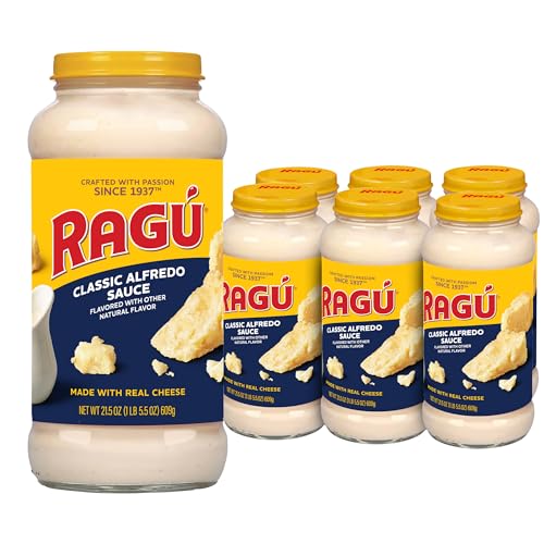 RAGÚ Classic Alfredo Pasta Sauce, Made with Real Cheese, 21.5