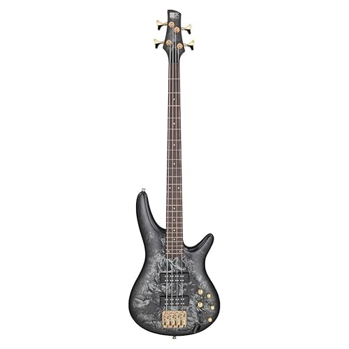 Ibanez SR Standard 4-string Electric Bass - Black Ice Frozen Matte