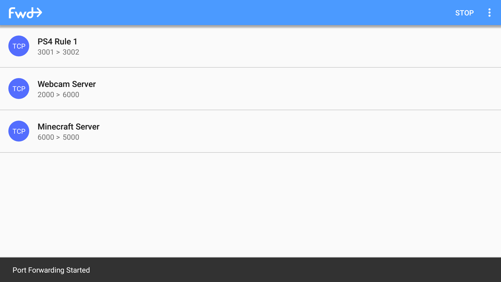 Fwd the port forwarding appAmazon.deAppstore for Android