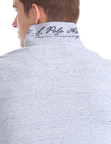 Image of US Polo Men's Solid Regular Fit T-Shirt