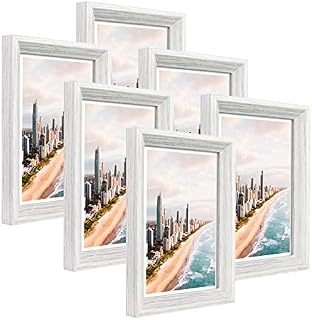 Metrekey A4 Black Photo Frame Set of 2 Certificate Frame Acrylic Glass Picture Frame Wooden for A4 Print, Freestanding and Wall Mountable