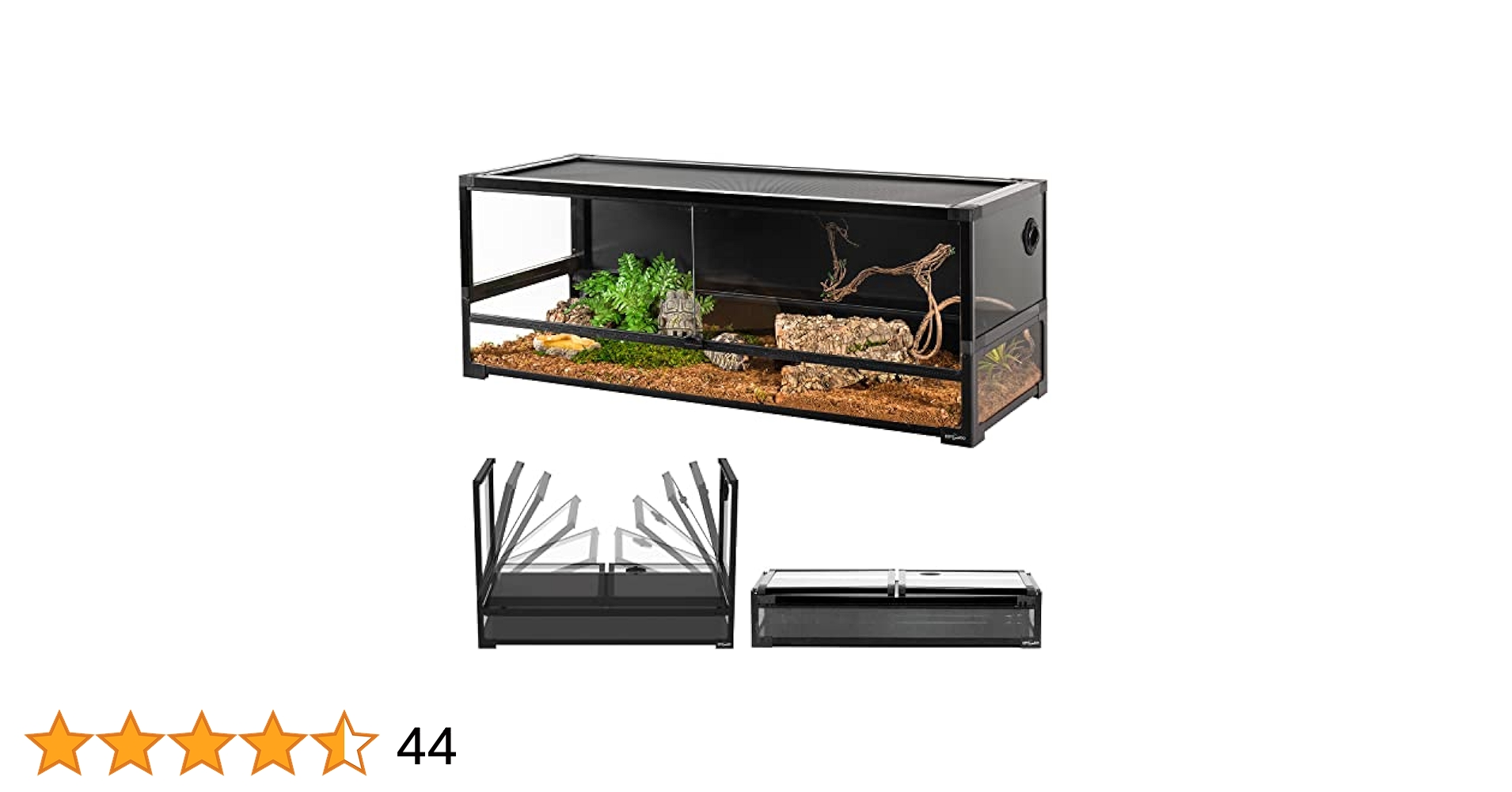 Fish Tank REPTIZOO 67 Gallon Large Reptile Terrarium 24