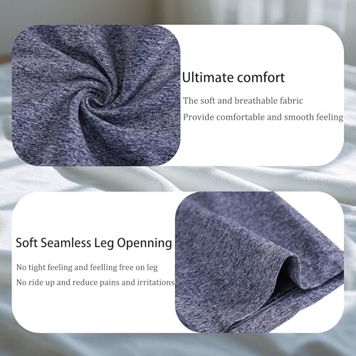 LALESTE Plus Size Boyshort Underwear for Women Soft Stretch Boxer Briefs Full Coverage Women's Boy Shorts Panties 5 Pack3