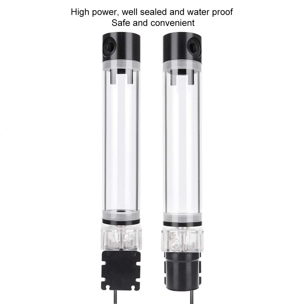 143 Kit de Tanque de enfriamiento de Agua de CPU - 800L/H 19W 12V de Bomba de Cilindro de enfriamiento de CPU para computadora de depósito de Enfriador de Agua Kit de disipador