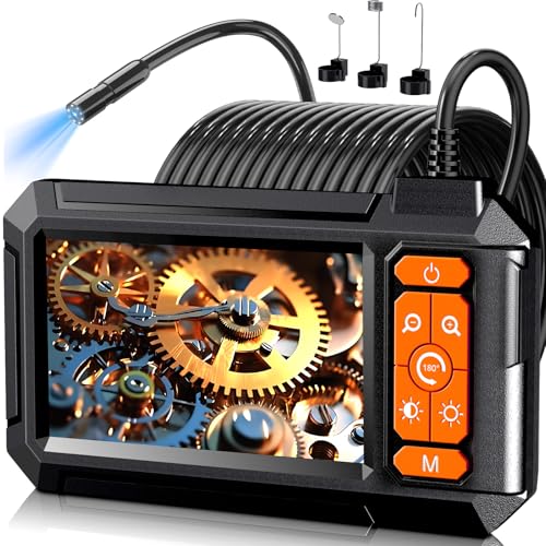 Daxiongmao Endoscope Camera with Light, 1080P HD Borescope, IP67 Waterproof Snake Camera – Ideal for Inspecting Walls, Vents, Automotive Engines, Pipes – A Great Tool for Men