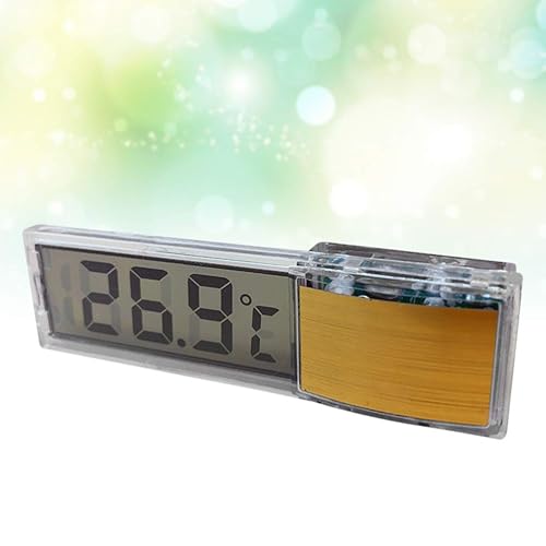 Miniatura 9 de balacoo Termómetro de acuario Termómetro de tanque de peces, temperatura digital de terrario de agua con ventosa para peces reptiles lagarto tortuga